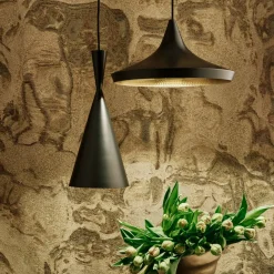 Tom Dixon Pendellamper|Pendellamper > Beat Tall LED-pendellampe, sort