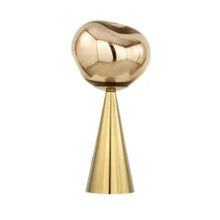 Tom Dixon Dekorationsbelysning > LED-bordlampe Melt, guldfarvet, højde 29 cm