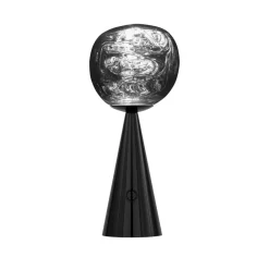 Tom Dixon Dekorationsbelysning|Bordlamper > LED-bordlampe Melt Portable, sort, 29 cm
