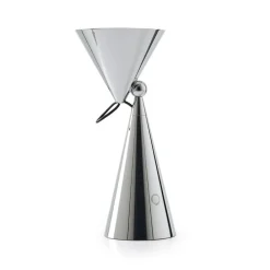 Tom Dixon Bordlamper > LED-bordlampe Pose, sølvfarvet, højde 25 cm