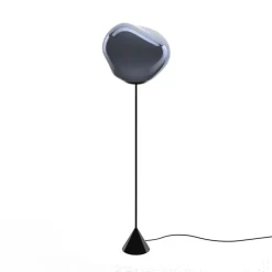 Tom Dixon Gulvlamper > LED-gulvlampe Melt Cone Slim, røggrå, 180 cm