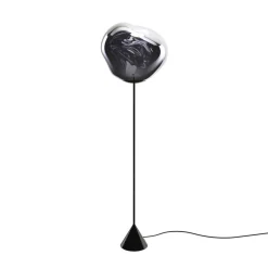 Tom Dixon Gulvlamper > LED-gulvlampe Melt Cone Slim, røggrå, 180 cm
