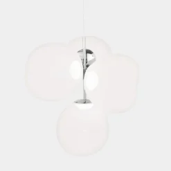 Tom Dixon Lysekroner > LED-lysekrone Melt Chandelier opal/kromfarvet