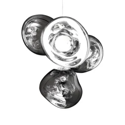 Tom Dixon Lysekroner > LED-lysekrone Melt Chandelier, kromfarvet