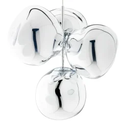 Tom Dixon Lysekroner > LED-lysekrone Melt Chandelier, kromfarvet