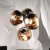 Tom Dixon Lysekroner > LED-lysekrone Melt Chandelier, guldfarvet