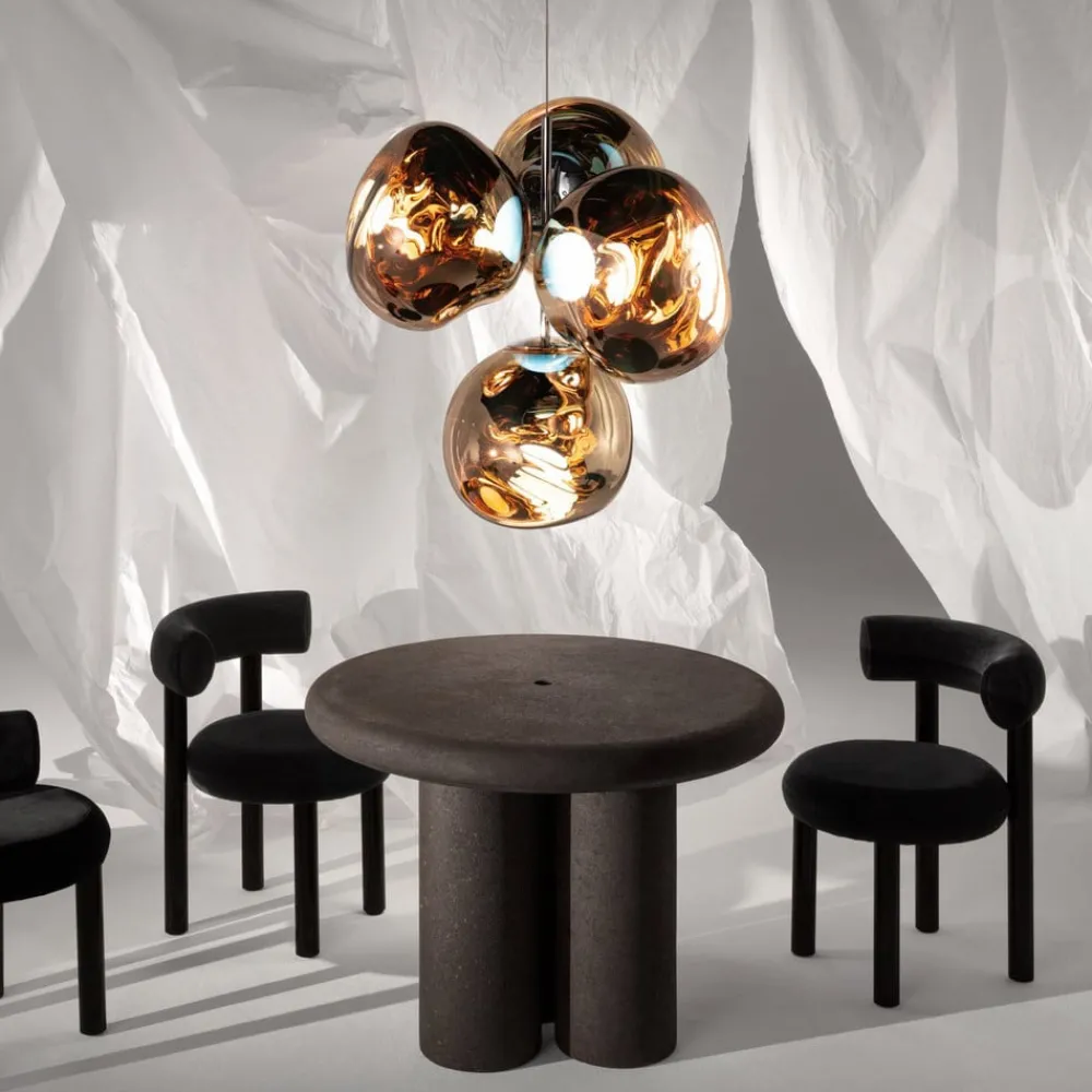 Tom Dixon Lysekroner > LED-lysekrone Melt Chandelier, guldfarvet