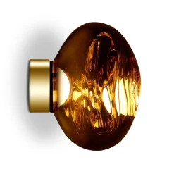 Tom Dixon Væglamper > LED-væglampe Melt Surface Mini, 30 cm, ravgul guld