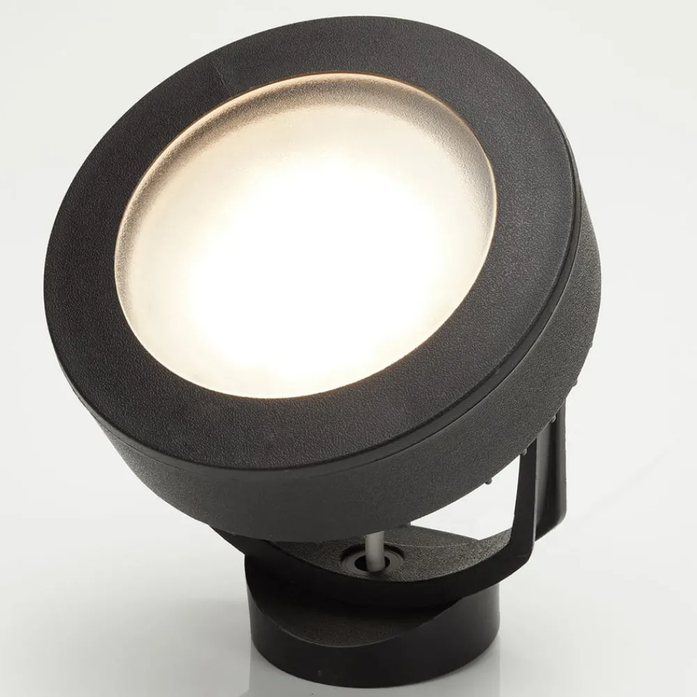 Fumagalli Udendørs Spot > Tommy indbygningsspot, rundt, sort, 1 lk. 10 W CCT
