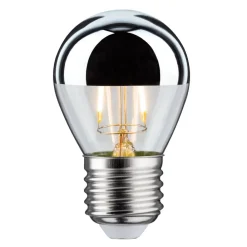 Paulmann Led Pærer > Topforspejlet pære E27 drop 827silver 2,6W