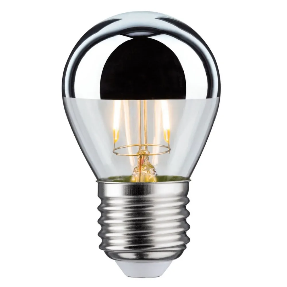 Paulmann Led Pærer > Topforspejlet pære E27 drop 827silver 2,6W
