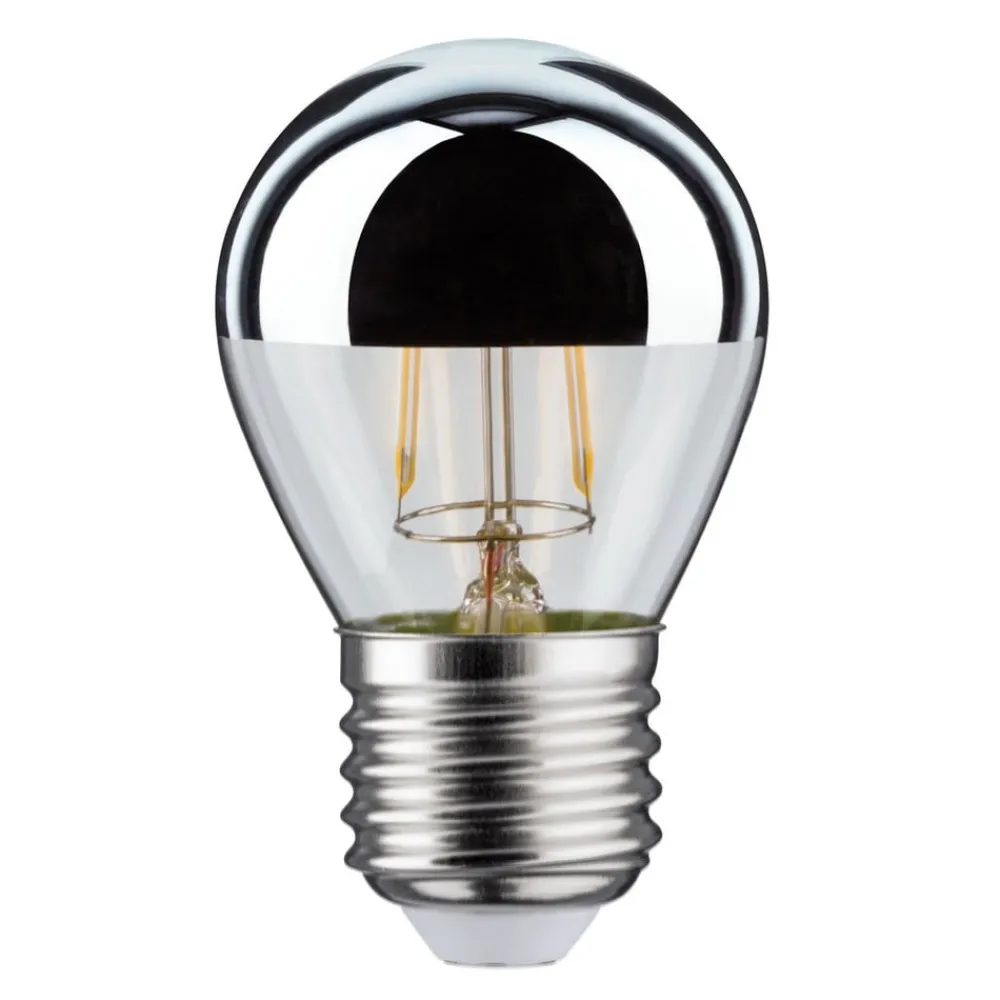 Paulmann Led Pærer > Topforspejlet pære E27 drop 827silver 2,6W
