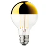 DESIGN BY US Dæmpbar Led-Pære > Topforspejlet pære Globe 80, guld, E27, 3,5 W, 2.700 K