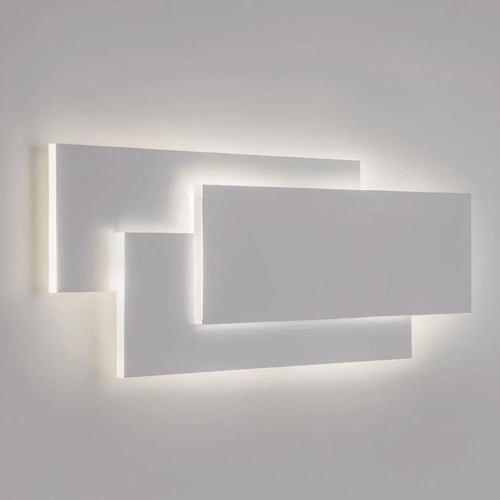 Astro Væglamper > Topmoderne LED væglampe Edge i hvid