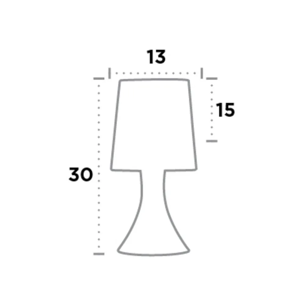 Bordlamper ^ Searchlight Touch 3922 bordlampe, antik messing