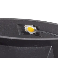 Væglamper ^ Maytoni Trame LED-væglampe, oval form i sort
