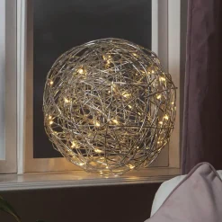 Julepynt|Julelys Udendørs ^ STAR TRADING Trassel LED udendørs dekoration Ø 30 cm