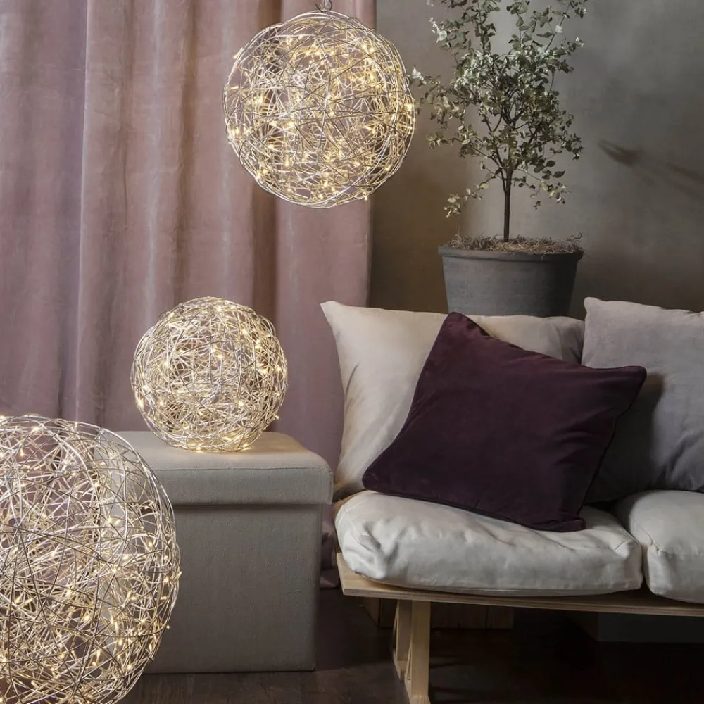 Julepynt|Julelys Udendørs ^ STAR TRADING Trassel LED udendørs dekoration Ø 37,5 cm