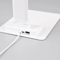 Trio Lighting Arbejdsrum/Kontor > Travis LED-bordlampe, hvid, CCT, dæmpbar, touch, USB