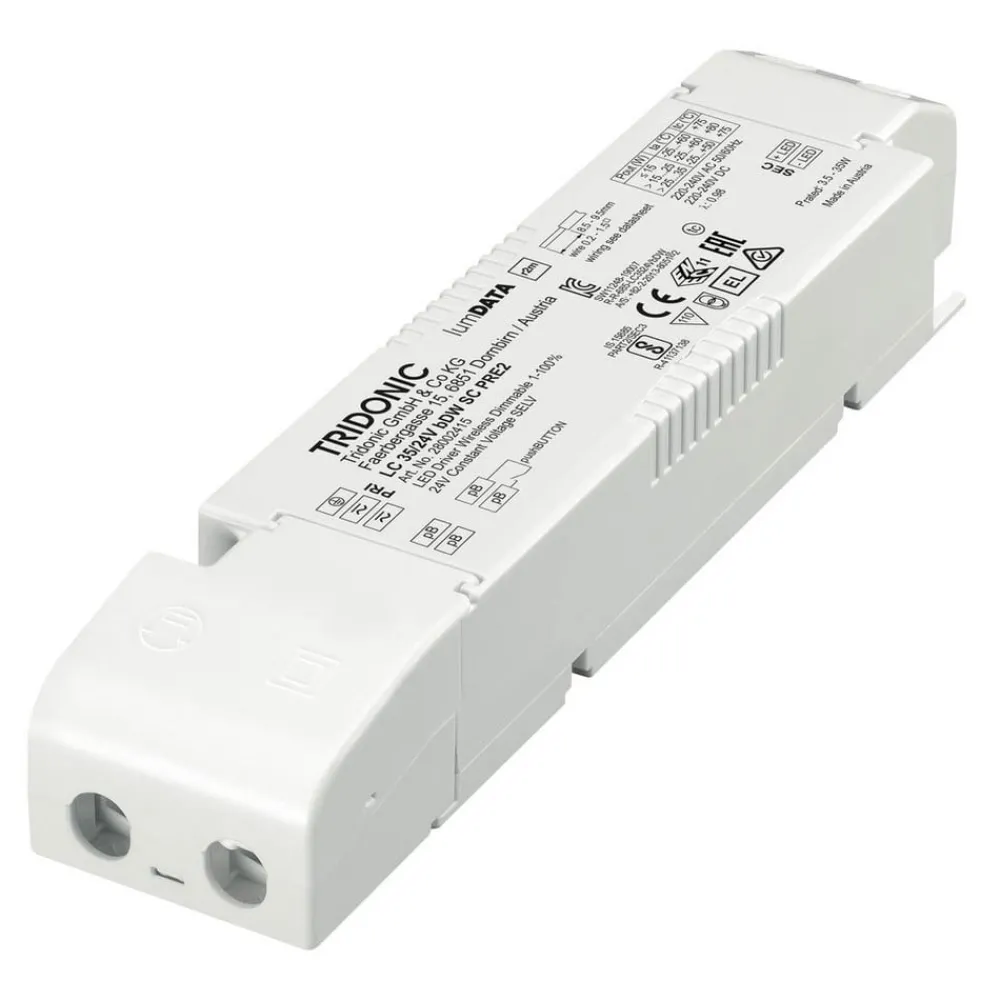 TRIDONIC Driver Konstant Strøm|Driver Konstant Spænding > LED-driver LC 35W 24V bDW SC PRE2 dim