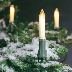 Julepynt|Julelys Udendørs ^ Konstsmide Christmas Trækæde med skaftlys til udvendig 12 m