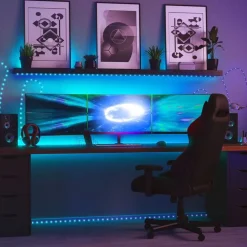 Dekorationsbelysning|Julepynt ^ twinkly Dots LED-lyskæde RGB, gennemsigtig, IP44, 10 m