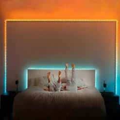 Dekorationsbelysning|Julepynt ^ twinkly Dots LED-lyskæde RGB, gennemsigtig, IP44, 10 m