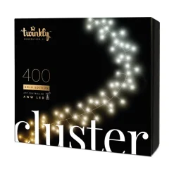 Julepynt|Julelys Udendørs ^ twinkly LED-lyskæde, CCT, sort, 400 lys, 6 m
