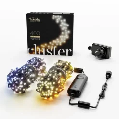 Julepynt|Julelys Udendørs ^ twinkly LED-lyskæde, CCT, sort, 400 lys, 6 m