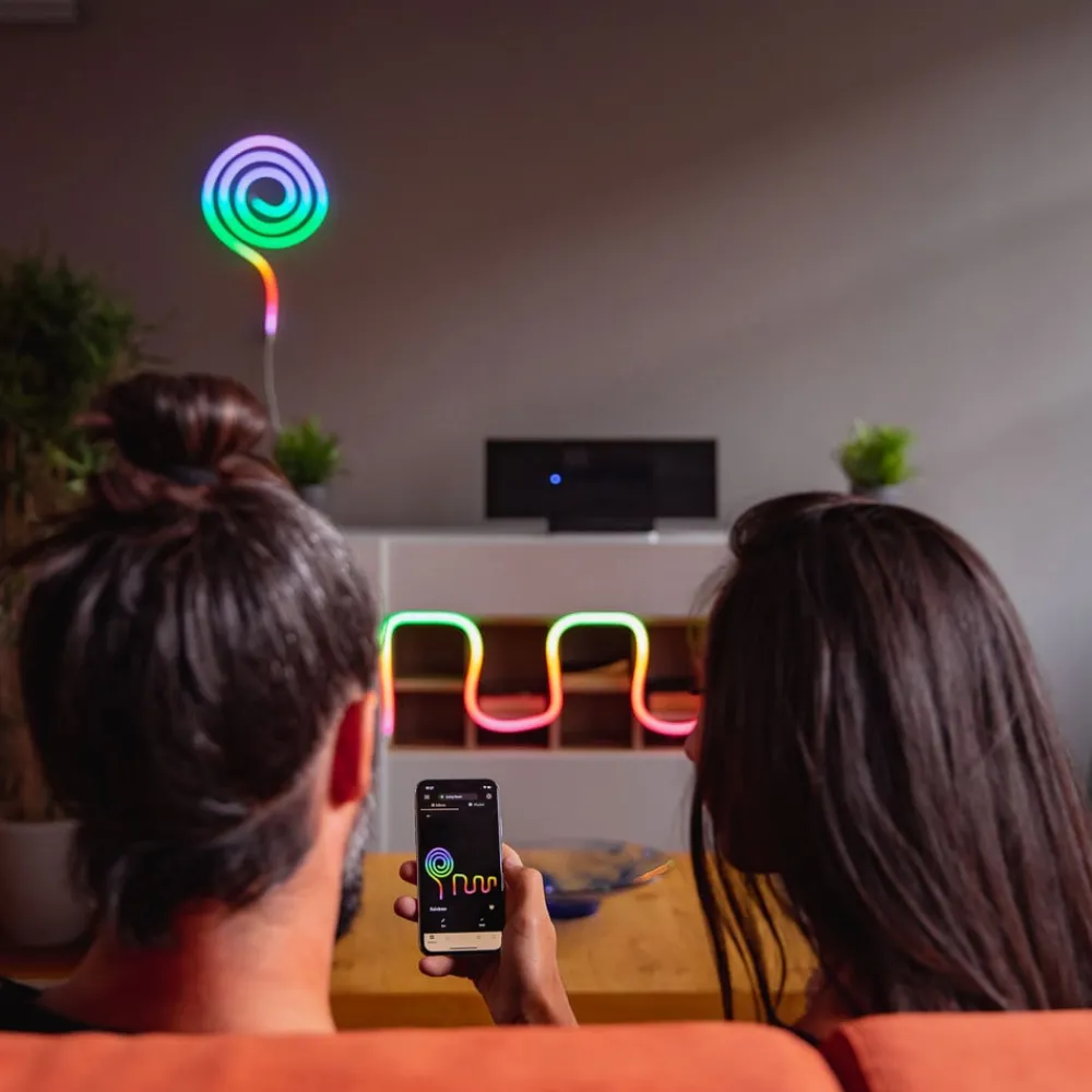 Dekorationsbelysning|Julepynt ^ twinkly Light flex LED-lysslange RGB 2m WIFI