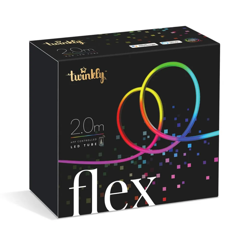 Dekorationsbelysning|Julepynt ^ twinkly Light flex LED-lysslange RGB 2m WIFI