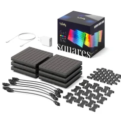 twinkly Dekorationsbelysning > RGB-firkanter sort, IP20, 1+5 startsæt