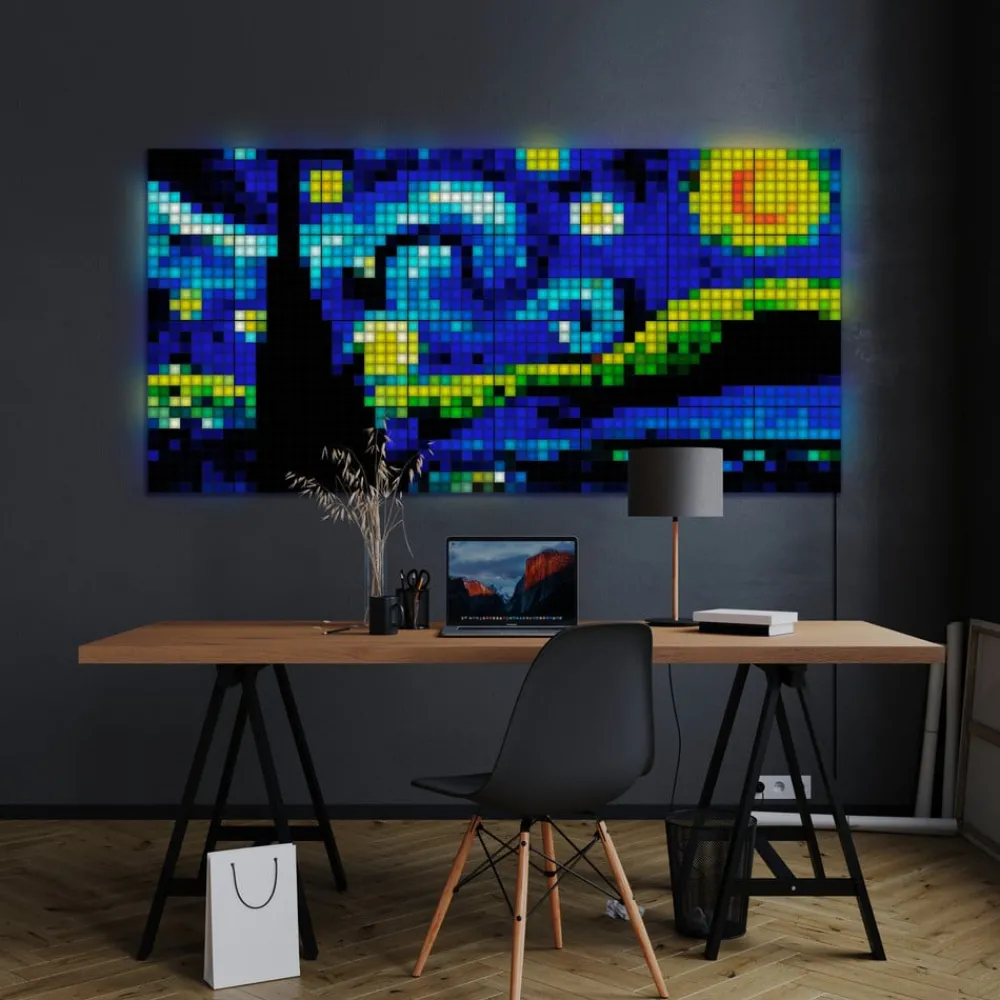 twinkly Dekorationsbelysning > RGB-firkanter sort, IP20, 1+5 startsæt