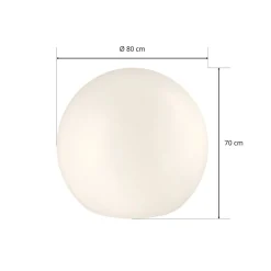 Nowodvorski Lighting Dekorationsbelysning > Udendørs dekorationslampe Cumulus XL, kugle, Ø 80 cm