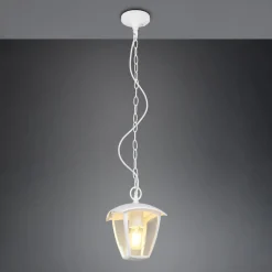 Trio Lighting Udendørs Pendellamper > Udendørs hængelampe VENTA, hvid, 17 x 17 cm, metal, IP44