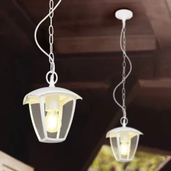 Trio Lighting Udendørs Pendellamper > Udendørs hængelampe VENTA, hvid, 17 x 17 cm, metal, IP44