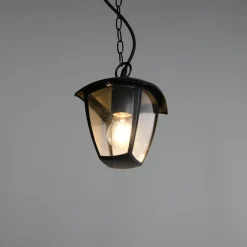 Udendørs Pendellamper ^ Trio Lighting Udendørs hængelampe VENTA, sort, 17 x 17 cm, metal, IP44
