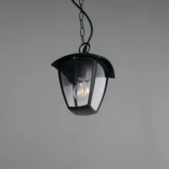 Udendørs Pendellamper ^ Trio Lighting Udendørs hængelampe VENTA, sort, 17 x 17 cm, metal, IP44