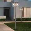 Trio Lighting Lygtepæle > Udendørslampe Sambesi, H 240 cm, antracit, skumringssensor
