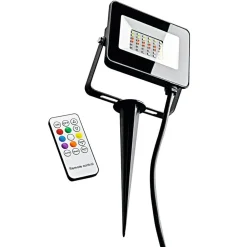 Heitronic Udendørs Spot > Udendørs LED-spot Kingston med jordspyd, RGBW