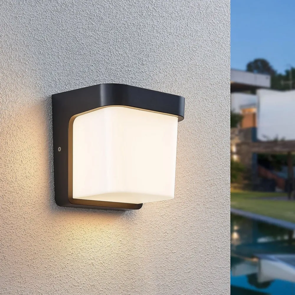 Lindby Væglamper > Udendørs LED-væglampe Adenike uden sensor
