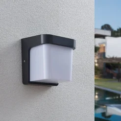 Lindby Væglamper > Udendørs LED-væglampe Adenike uden sensor