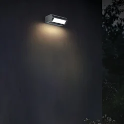 CMD Væglamper > Udendørs LED-væglampe 9052, bredde 18 cm, antracit, IP65