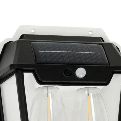 Solcelle Lampe Med Sensor|Væglampe Med Sensor ^ Milagro Lighting Udendørs LED-væglampe Filo Double, sort, IP44