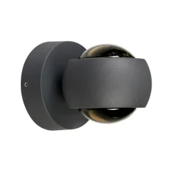 LCD Væglamper > Udendørs LED-væglampe, grafit, op & ned, CCT, dæmpbar, aluminium