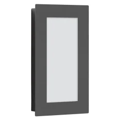 LCD Væglampe Med Sensor > Udendørs LED-væglampe, 3008 grafit, sensor