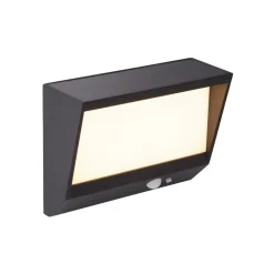 Searchlight Solcellelamper > Udendørs LED-væglampe med solceller 67418BK