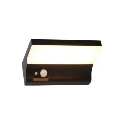 Searchlight Solcellelamper > Udendørs LED-væglampe med solceller 67417BK