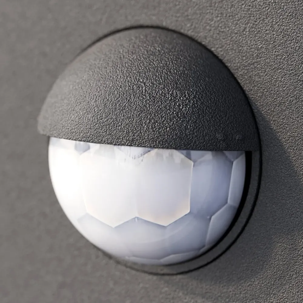 Lucande Væglampe Med Sensor|Terrassebelysning > Udendørs LED-væglampe Nevio, metal, antracit, sensor