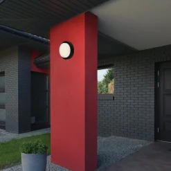Briloner Væglampe Med Sensor|Væglamper > Udendørs LED-væglampe 3765015, sensor, sort